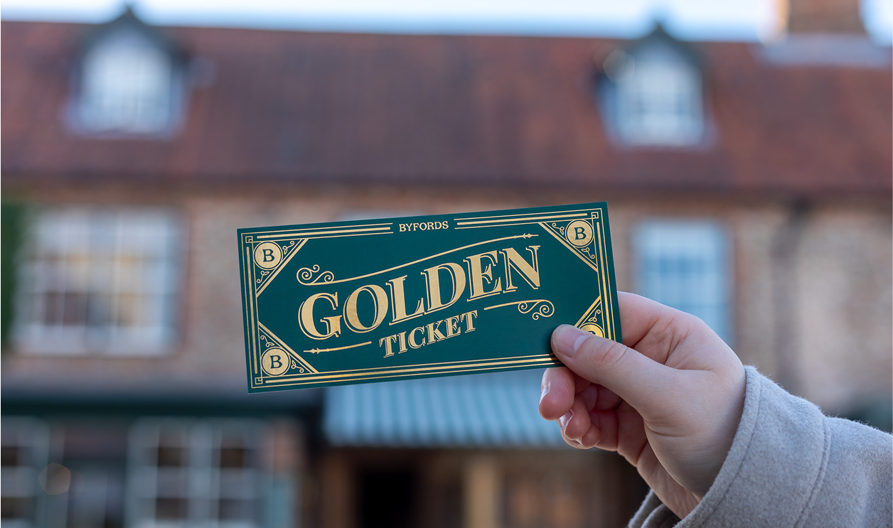 Golden Tickets at Byfords