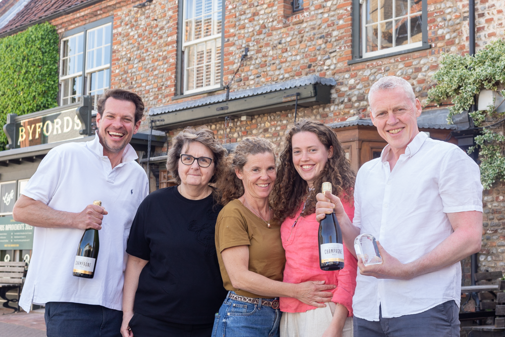 The Wilson family at Byfords